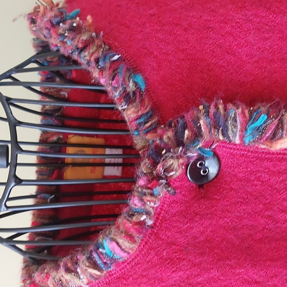 "Ruby Rd." SIZE PL, 100% red wool jacket - Picture 2 of 7